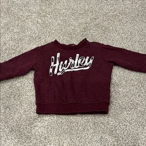 Hurley Maroon Kids Sweatshirts & Hoodies
